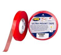 HPX Ruban double face UM1950 forte adhérence transparent 19 mm x 50 m