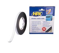 HPX ZC04 Ruban adhésif Double Face, 10, Noir