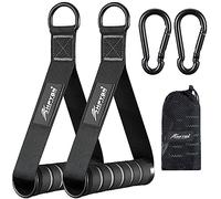 HPYGN Lot de 2 poignées pour Bandes de résistance à Une Main pour Bandes de résistance Poignée d'exercice pour Hommes Poignées en Mousse Ultra puissante pour l'entraînement avec Bandes d'exercice