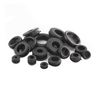 HPZIHUIT 180 pièces œillets en caoutchouc bagues d'étanchéité assortiment de rondelles en caoutchouc pour fils fiches câbles