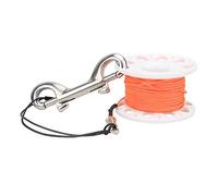 HPZIHUIT 30m 4 Couleurs Durable en Plastique plongée sous-Marine Doigt Bobine Bobine Plongeur Accessoire sous-Marin (Roue Blanche)