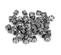 HPZIHUIT 50 pièces Inserts de réparation de filetage manchon de Protection de fil d'acier accessoires de quincaillerie M8 x 1.25 (1D)