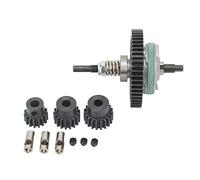 HPZIHUIT 53T ensemble différentiel de voiture RC en acier avec 15T 17T 19 jeux d'engrenages à pignons pour voiture Slash 1/10 RC