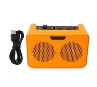 HPZIHUIT Amplificateur de Guitare électrique 10 W, Bluetooth, Portable, avec Haut-Parleur, Effet de délai, Prise Casque 3,5 mm et contrôle du Volume et de la tonalité.