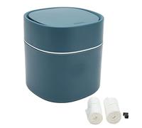HPZIHUIT bureau comptoir poubelle Type poussoir couvercle contrôle des odeurs 2L capacité petite poubelle moderne pour voiture cuisine