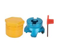 HPZIHUIT CNC tour visage moulin 4 cannelures haute efficacité fraise en alliage d'aluminium outil de tour pour l'usinage des métaux