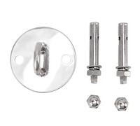 HPZIHUIT Crochet de Plafond en Acier Inoxydable Support de Plafond en Forme de U pour Lignes de Voie de Piscine Chaise Balançoire Hamac