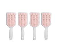 HPZIHUIT Détangler la brosse à cheveux ventilé en forme de diamant poignée ergonomique Brosse de ventilation incurvée pour un matériau ABS professionnel à usage humide et à sec