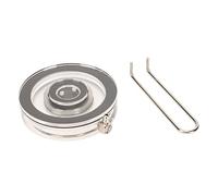 HPZIHUIT - Disque de Pierre à Air pour Aquarium, Transparent, Augmente l'oxygène, Silencieux, diffuseur de Bulles en Acrylique pour Eau Douce et salée (L)