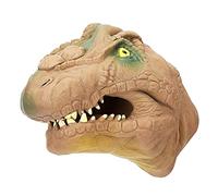 HPZIHUIT Gants de marionnettes à main de dinosaure pour enfants, haute Simulation, jouet doux pour raconter une histoire, vert (marionnette verte)