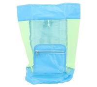 HPZIHUIT Grand Sac de Plage en Filet pour Jouets, vêtements, Serviettes et Autres Petits Objets (48 x 24 cm)