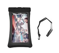 HPZIHUIT Housse de Pochette étanche Flottante Universelle en TPU avec lanière pour téléphone de Moins de 7,2 Pouces (Noire)