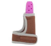 HPZIHUIT Infant Silicone Guard Guard Protection des doigts Arrêtez de sucer le pouce de bébé avec un bracelet respirant pour bébé de plus de 3 mois (Violet)