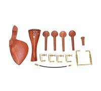 HPZIHUIT mentonnière de Violon Professionnelle complète en Bois de Jujube, Repose-Joue avec Chevilles, Corde de Poteau de Queue, vis de cordier