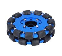 HPZIHUIT Omni Wheel 5in omnidirectionnel en alliage d'aluminium composant de moyeu pour Robot jouet bricolage ((Ensemble combiné à deux roues) UM5604-0014-0127)