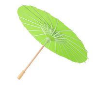 HPZIHUIT Parapluie en papier blanc vierge pour enfants, accessoires de peinture à la main, activités de classe d'école maternelle, jaune, rouge, bleu, vert, 42,5 cm, 60 cm (Verte)