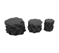 HPZIHUIT Plantez des coussinets de trous en pot respirant des tapis de joint de forme de fleur perméable 5 cm 7,5 cm 10 cm (Noir)
