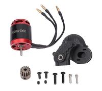 HPZIHUIT RC Moteur sans balais à faible linéarité de remplacement pour SCX10 1/10 4.0 Fiche banane 1850 KV RC Moteur sans balais sur chenilles