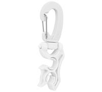 HPZIHUIT Régulateur de Respiration BCD en Plastique pour plongée sous-Marine, Support de Tuyau, Boucle à dégagement Rapide, Accessoires à Crochet Fixe (Blanche)
