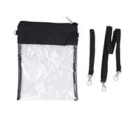 HPZIHUIT Sac à bandoulière transparent en PVC avec doublure visible, bretelles réglables