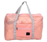 HPZIHUIT Sac de majuscules Pliables à Grande capacité Bagins de Rangement de Bagages de Voyage (Rose)