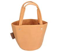 HPZIHUIT Sac en Papier Kraft Lavable Sac de Rangement Recyclable Multi-Fonctionnel pour Mariage à Domicile (Papier Kraft au Corps à Corps 14 * 14)