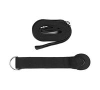 HPZIHUIT Sangle extensible de porte, entraînement efficace, civière de jambe, gymnastique de danse pour la flexibilité (Noire)