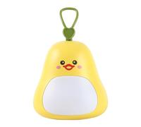 HPZIHUIT Veilleuse en forme de poire avec chargement USB, 3 vitesses, réglage de la luminosité, jolie décoration, lampe de bureau pour chambre d'enfant, étudiant, dortoir (jaune)