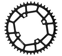 HPZIHUIT VTT 104BCD disque d'engrenage 46T réduire le bruit de frottement plateau de vélo en alliage d'aluminium pour VTT (Noire)