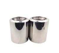 HPZPRPCEW 1 Paire D'embouts D'échappement En Acier Inoxydable Pour Pour Kuga 2013 2014 2015 2016 2017 2018 2019 2020(Argent)