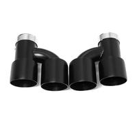 HPZPRPCEW 1 Paire D'embouts D'échappement Pour 535i 535d F10 F11 Upgrade M5 Silencieux En Acier Inoxydable(Noir A)