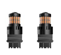 HPZPRPCEW 2 Ampoules LED Universelles W21W PY21W Canbus W16W 3157 7443 T15 T20 Pour Feux De Recul Stationnement Stop Etc(Orange,1157 BAY15D P21/5W)