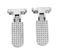 HPZPRPCEW 2 pièces de rechange pédales arrière pliantes pour vélo électrique repose-pieds à dégagement accessoire pour vélo électrique moto marchepied pliant