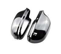 HPZPRPCEW 2 Pièces Pour A3 8P A4 B8.5 A5 S5 RS4 RS5 2011-2015 Coques De Rétroviseurs Extérieurs À Motif Carbone(Bright black-B8)