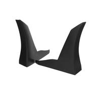 HPZPRPCEW 2 Pièces pour VW pour Golf pour Passat pour Seat pour Polo Aileron Latéral Cache Aile Becquet De Pare Chocs(Noir)