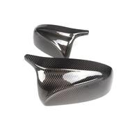HPZPRPCEW 2 Pièces Pour X5 E70 X6 E71 2008 2009 2010 2011 2012 2013 Coques Rétroviseurs Latéraux Modifiées Style Automobile Noir Brillant Motif Fibre Carbone(Carbon Fiber Look)