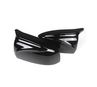 HPZPRPCEW 2 Pièces Pour X5 E70 X6 E71 2008-2013 Coques De Rétroviseurs Latérales Modifiées Style Automobile Noir Brillant Motif Fibre Carbone(Noir brillant)