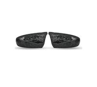 HPZPRPCEW 2 Pièces Pour X5 E70 X6 E71 2008-2013 Coques De Rétroviseurs Latérales Modifiées Style Automobile Noir Brillant Motif Fibre Carbone(Forged Carbon Look)