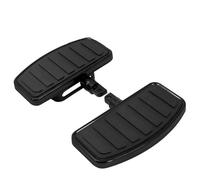 HPZPRPCEW 2 Pièces Repose-Pieds Arrière Réglable Pour Harley Pour Sportster Pour Touring Pour Street Pour Electra Pour Glide Pour Softail Pour Breakout (NOIR)