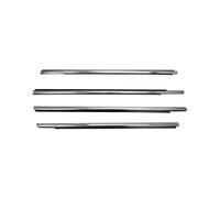 HPZPRPCEW 4 Pièces Pour Citroën Pour Elysée 2014-2016 Joints D'étanchéité De Vitres Et Portes(Chrome)