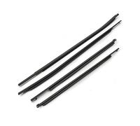 HPZPRPCEW 4 Pièces Pour Toyota Pour Hilux 2016-2020 Joint D'étanchéité De Vitre(NOIR)