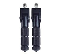 HPZPRPCEW 8mm Pédales Universelles avec Repose-Pieds Pliable Adapté pour Motorcycles Bicycles Electric Vehicles Mopeds Karts Scooters(NOIR)