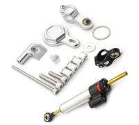 HPZPRPCEW Accessoires De Moto Amortisseur Direction CNC Réglable Kit Montage Support D'amortisseurs Stabilisation Pour Yamaha YZF R1 1998 1999 2000 2001(Model E)