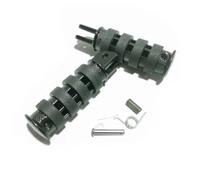 HPZPRPCEW Accessoires De Moto Pour KEEWAY K Pour Light 125 202 Pour K-Light125 202 QJ200 Support De Pédale Gauche Droite Repose-Pieds(1 paire)