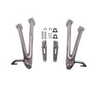 HPZPRPCEW Accessoires Moto Repose-pieds Arrière Pédales Pour SUZUKI GSXR600 GSX-R 750 2006 2007 K6 K7(Argent)