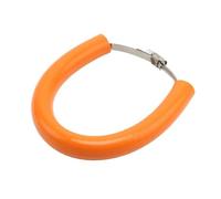 HPZPRPCEW Accessoires Moto Universels Protection D'échappement Ronde Universelle 100-160 Mm Anneaux De Fixation En Silicone(Orange)