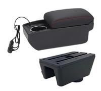 HPZPRPCEW Accoudoir Auto Boîte De Rangement Pièces De Transformation Accessoires Intérieurs Voiture Pour Seat Pour Ibiza Pour Ibiza 6j Pour Ibiza 6L(A1 Charge rapide)