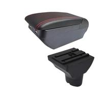 HPZPRPCEW Accoudoir Auto Pour Hyundai Pour I20 Boîte À Accoudoir Pour Hyundai Pour I20 2012 Retrofit Intérieur Centre Boîte De Rangement(H ligne rouge 4USB)
