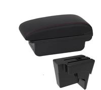 HPZPRPCEW Accoudoir Central Pour Kia K3 BL7 2023 2024 2025 Boîte De Rangement Avec Port USB(B1 Noir rouge 3USB)