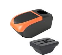 HPZPRPCEW Accoudoir Central Pour MG ZS Rangement Intérieur Avec Port USB Accessoires D'intérieur(B2 Orange frame 6USB)